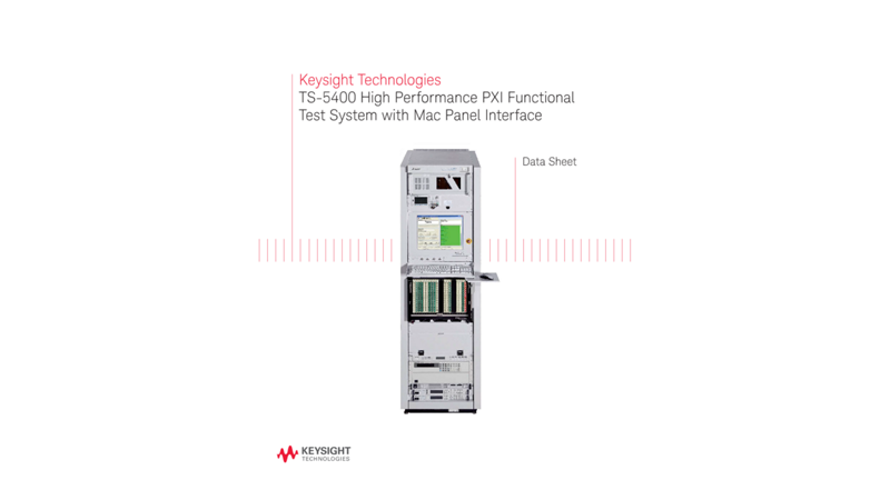 TS-5400 High Performance PXI Functional Test System with Mac Panel Interface